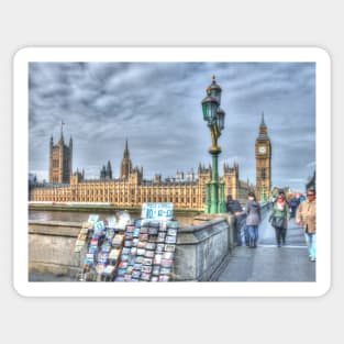 Postcard London Sticker